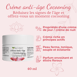 Crème anti-âge Cocooning - Alchimy - fiche
