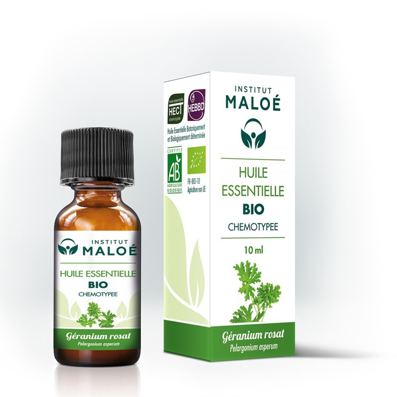 Huile essentielle de Géranium rosat bio